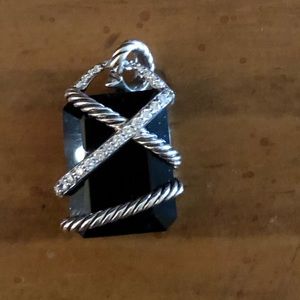 David Yurman authentic onyx cable wrap enhancer